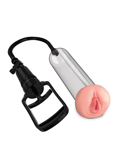 Прозрачная вакуумная помпа Pipedream BEGINNERS PUSSY PUMP PD3288-00