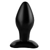 Чёрная анальная пробка среднего размера Pipedream Large Silicone Plug PD4604-23 (13 см)
