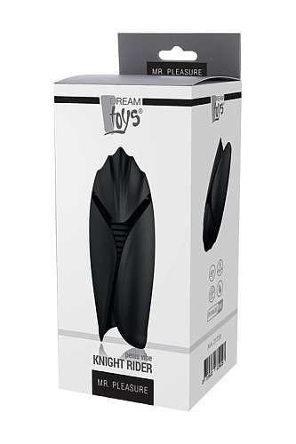 Чёрный вибромастубратор Dream Toys KNIGHT RIDER 21720