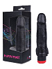 Чёрный вибратор-реалистик Сумерки богов №1 352-01 BX DD (19 см)
