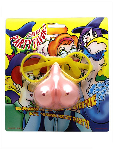 Пластиковые очки с бюстом вместо носа Play Star С076