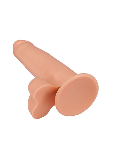 Телесный фаллоимитатор на присоске телесного цвета LOVETOY (А-Полимер) 102000 (15,5 см)