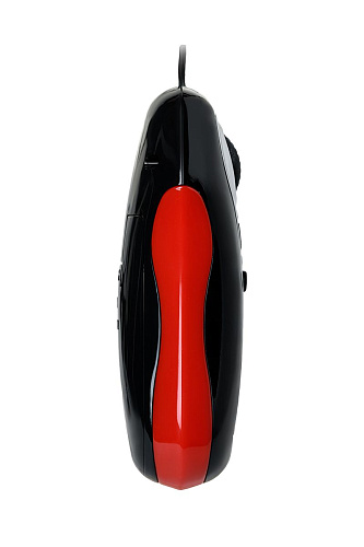 Анальная чёрная втулка с пультом D-PENG Mike DP-18004 (12,3 см)