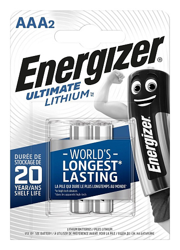 Батарейки Energizer Ultimate Lithium FR03/L92 AAA 639170 (тип AAA, 2 шт)