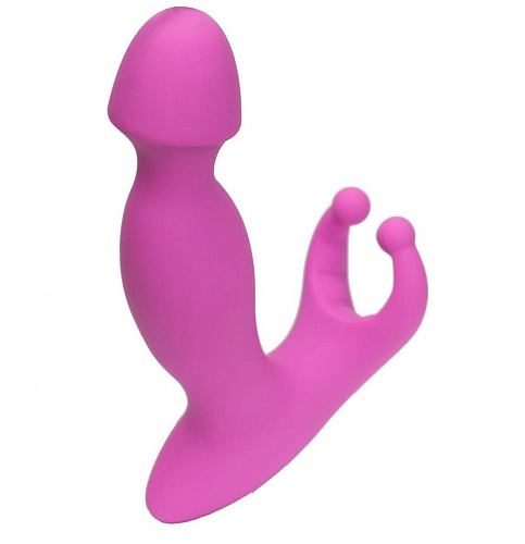 Розовый стимулятор простаты с усиками 4sexdreaM 47458-1 (15 см)