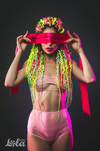 Розовая лента для связывания Lola toys Wink 1142-02lola