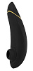 Чёрный бесконтактный клиторальный стимулятор Womanizer Premium 0593397