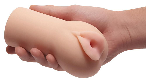 Мастурбатор-вагина телесного цвета с гладким тоннелем Pornhub Deep Penetration Pussy Stroker  94864