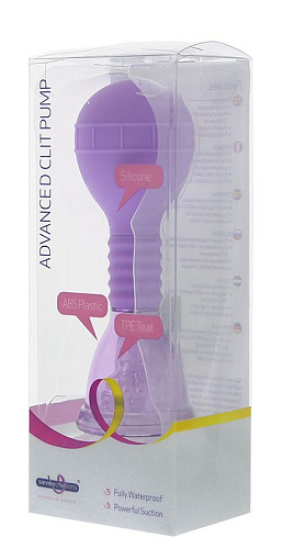 Фиолетовая помпа для клитора Seven Creations PREMIUM RANGE ADVANCED CLIT PUMP 50890