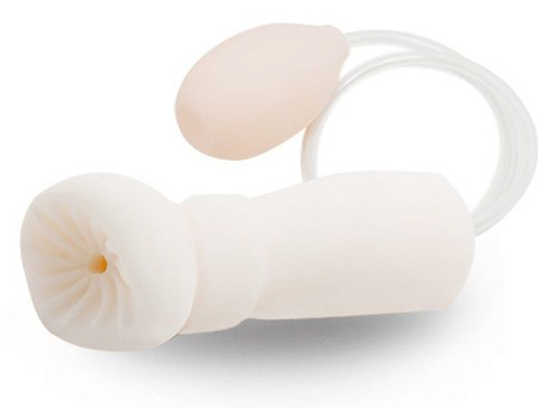 Мастурбатор телесного цвета с помпой для имитации посасывания Baile Passion Lady Mandy  BM-009167Q