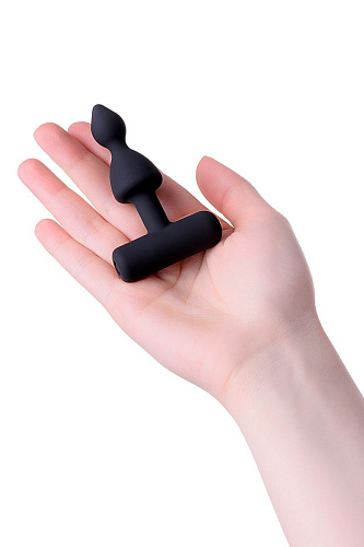 Небольшая чёрная анальная вибровтулка Erotist Erotist Arrow 541311 (8,5 см)