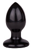Чёрная анальная пробка LOVETOY (А-Полимер) MAGNUM 7 420700 (10 см)