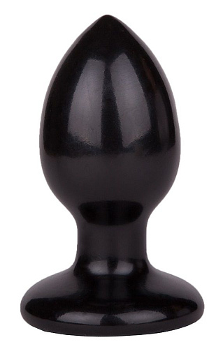 Чёрная анальная пробка LOVETOY (А-Полимер) MAGNUM 7 420700 (10 см)