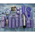 Фиолетовый набор для анально-вагинальной стимуляции Seven Creations 4040MKJ-D5-BXSC