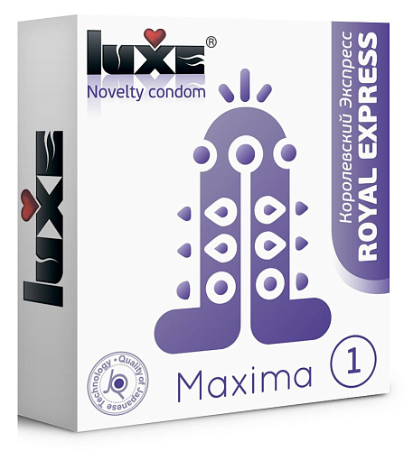 Презерватив Luxe Maxima WHITE №1 «Королевский экспресс» (1 шт)
