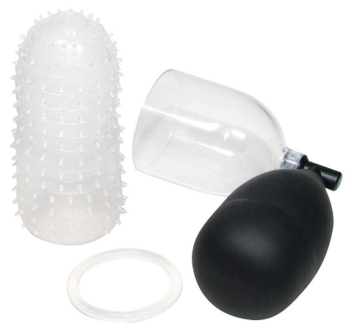 Прозрачная вакуумная помпа для головки Orion One-hand BlowJob 0501522