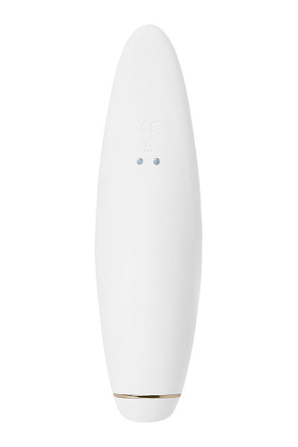 Вакуумно-волновой чёрно-белый стимулятор с вибрацией Satisfyer Luxury Haute Couture J2018-27-1