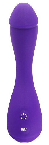 Фиолетовый вибратор Howells Devil Dick 93002Purple (16 см)