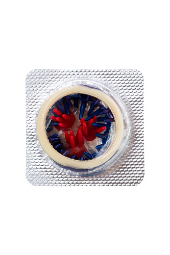 Презерватив с пучками усиков Штучки-дрючки Стимулирующая штучка №1 690918 (1 шт)