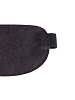 Чёрная широкая кожаная маска на глаза Sitabella 3081-1