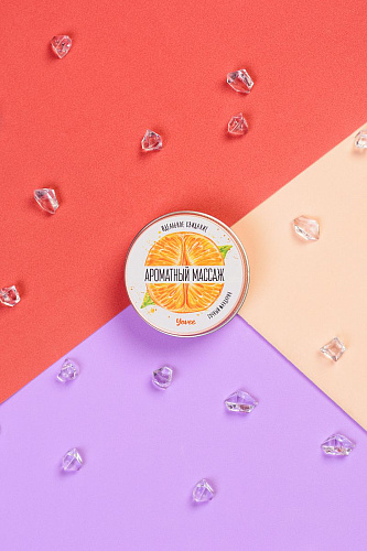 Массажная свеча с ароматом мандарина ToyFa «Ароматный массаж» 722007