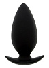 Чёрная анальная пробка Dream Toys BOOTYFUL ANAL PLUG MEDIUM BLACK 21012 (9,8 см)