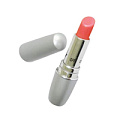 Сувенирный вибратор в виде помады в серебристом футляре Odeco 5002LS