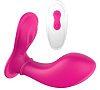 Ярко-розовый клиторальный стимулятор Dream Toys REMOTE PANTY G 21591