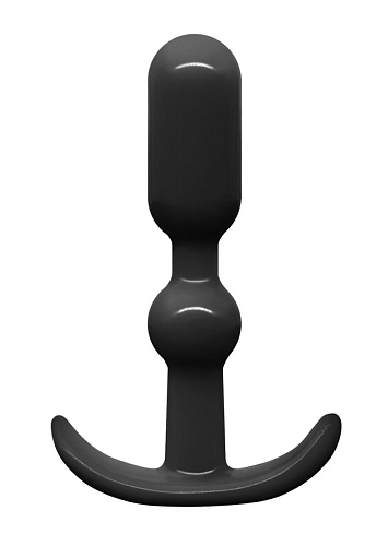 Чёрная анальная пробка NS Novelties Plug № 6 NSN-0936-03 (11,3 см)