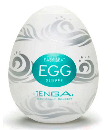 Мастурбатор-яйцо молочного цвета Tenga SURFER EGG-012
