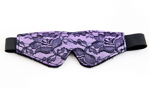 Пурпурная кружевная маска на глаза ToyFa 718003