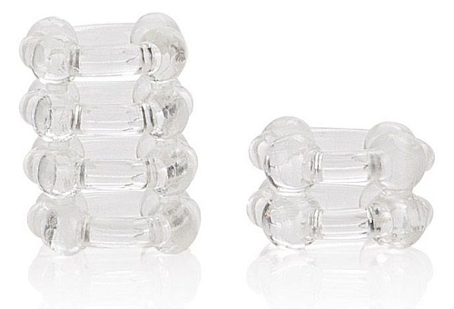 Комплект из 2 прозрачных эрекционных колец California Exotic Novelties COLT Enhancer Rings SE-6775-00-2