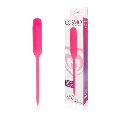 Уретральный стимулятор розового цвета с 10 режимами вибрации Bior toys CSM-23127