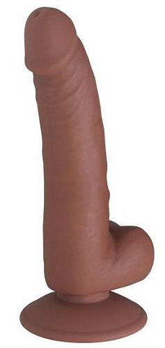 Коричневый фаллоимитатор Howells SEDUCER Spirited Dick 170301Brown (18 см)