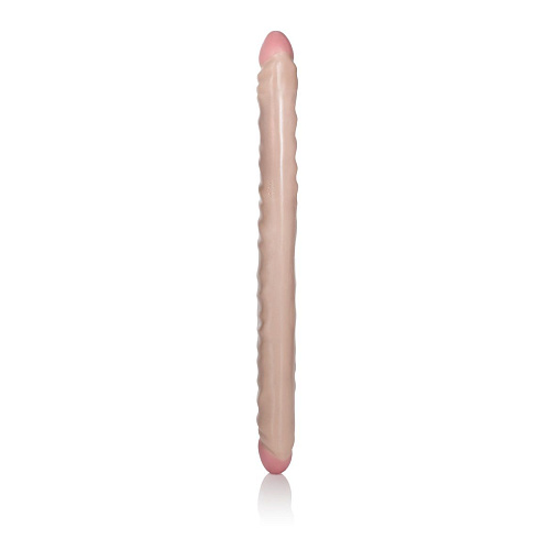 Двусторонний телесный фаллоимитатор California Exotic Novelties Slim Jim Duo Veined Super Slim Dongs SE-0198-01-2 (43 см)