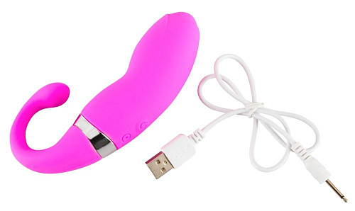 Розовый изогнутый вибростимулятор Orion 0587230 (14 см)