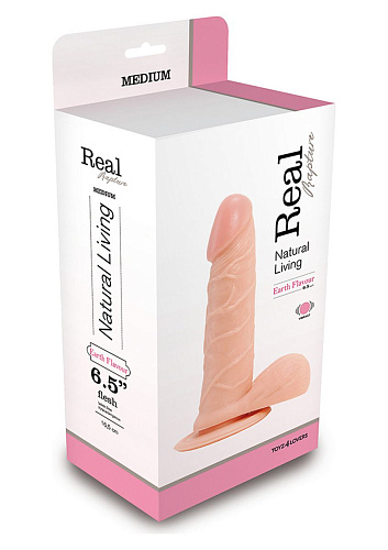 Вибратор телесного цвета Toyz4lovers Vibe Flesh T4L-00903010 (19 см)