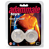Комплект из 2 прозрачных эрекционных  колец Topco Sales Adam Male Toys Cock N Load Cock Rings 1486012