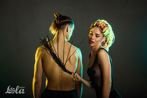 Чёрная плеть Lola toys Temptation 1114-01lola (45 см)