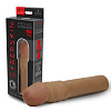 Бежевая насадка-удлинитель Topco Sales CyberSkin 3 inch Transformer Penis Extension Dark 1008337 (19 см)