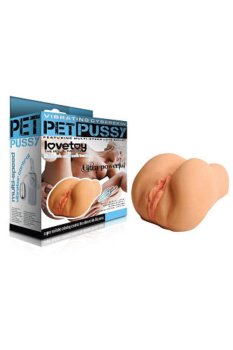 Тугая вагина с вибрацией в телесном цвете Lovetoy DL-71