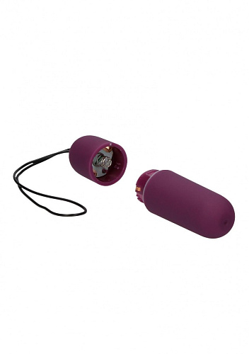 Фиолетовый вибростимулятор Shots Media BV Remote Vibrating Bullet SHT078-4