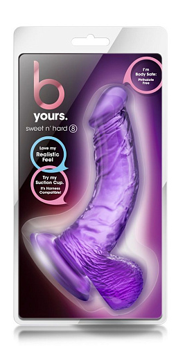 Фиолетовый фаллоимитатор Blush Novelties Sweet n Hard 8 BL-16481 (16,5 см)