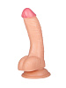 Телесный фаллоимитатор с присоской ToyFa 582002 (14,5 см)
