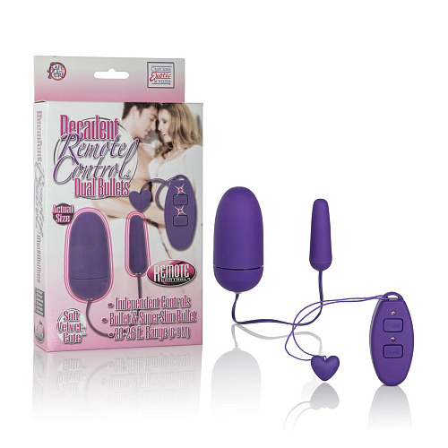 Радиоуправляемый фиолетовый массажёр California Exotic Novelties Decadent SE-0079-14-3