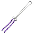 Зажим на клитор с фиолетовыми бусинами Seven Creations CLIT CLIPS PURPLE 7006PRP-BCD