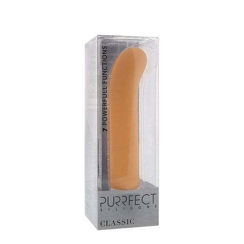 Телесный вибратор Dream Toys PURRFECT SILICONE CLASSIC G-SPOT 20774 (17,5 см)