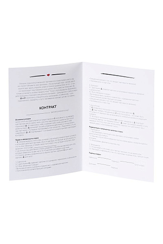 Ролевая игра в стиле БДСМ Штучки-дрючки «Накажи меня нежно» 690205