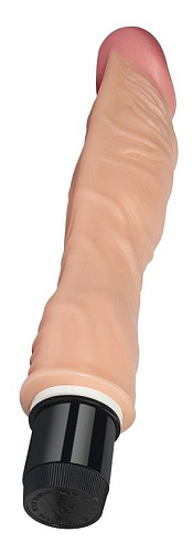 Гнущийся вибратор телесного цвета Lovetoy Flexy LV1014