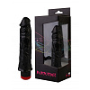 Чёрный реалистичный вибромассажёр Сумерки богов №9 352-09 BX DD (19,5 см)